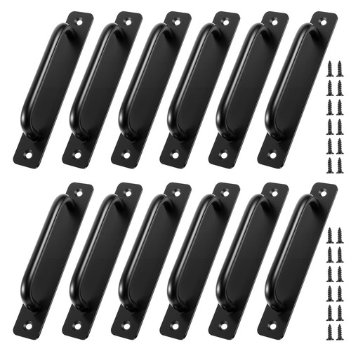 Black barn door handle 8 - barn,