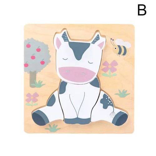 Wooden animal puzzle for - animal,