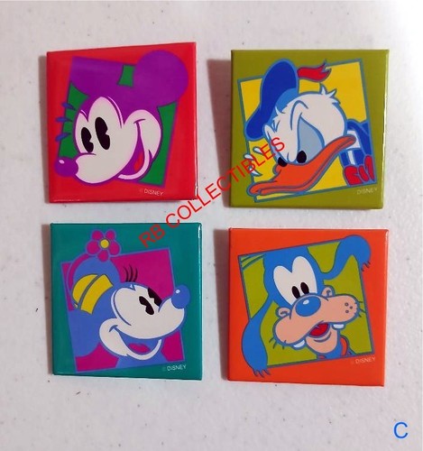 Disney characters set of 4 - disney,