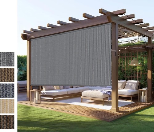 Outdoor roller shade - shade, exterior