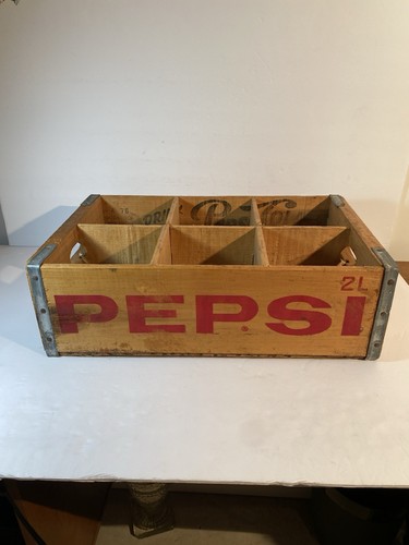 Vintage pepsi wooden wood - vintage,
