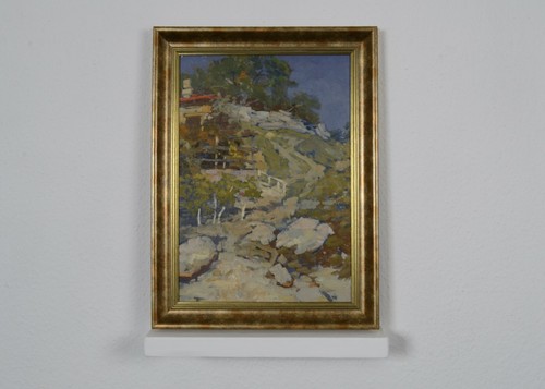 Mountain landscape vintage - mountain, landscape,