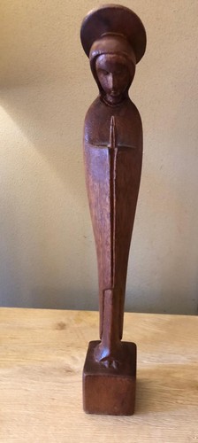 Hand carved vintage teak wood - carved,