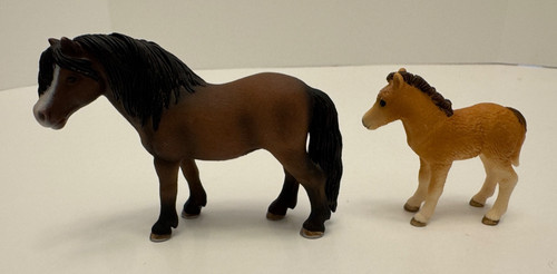 Schleich brown dartmoor pony - brown,