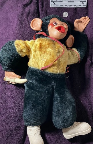 Antique monkey with - monkey, banana