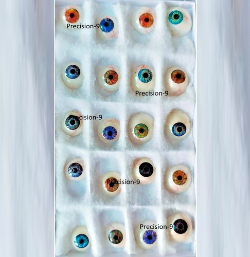Human prosthetic eyes antique - prosthetic,
