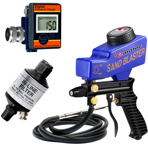 Sand blaster gun kit air - sand, kit,