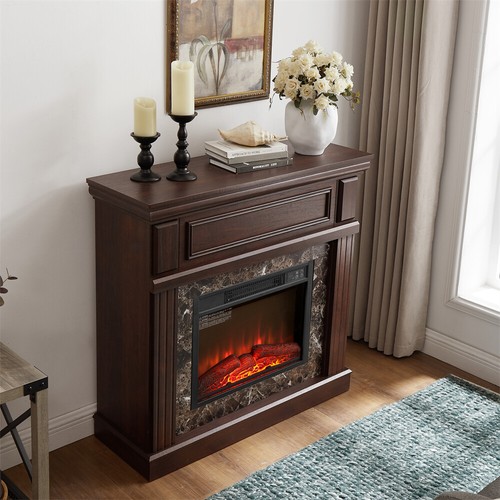 Electric fireplace with - electric,