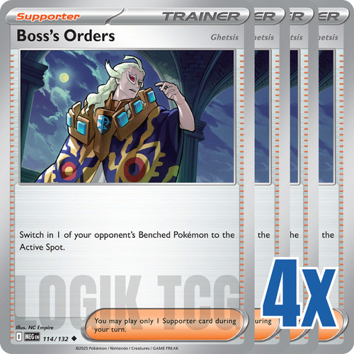 Boss orders 114 132 - 4x,
