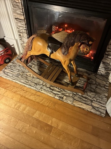 Antique rocking horse hand - antique,