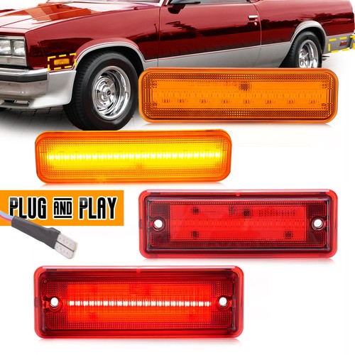 Amber red led side - amber/red,