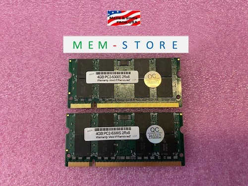 8gb 2x4gb ddr2 - 667mhz, pc2-5300