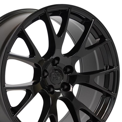 Set 20x9 gloss black - 20x9,