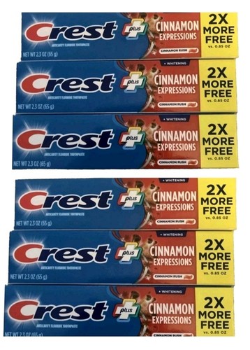 Crest plus cinnamon - 6,