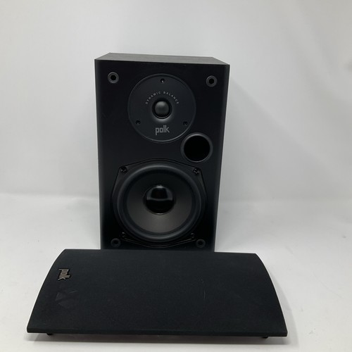 Polk audio t15 black bookshelf - black,