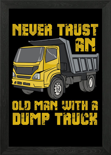 Dump truck framed wall - framed,