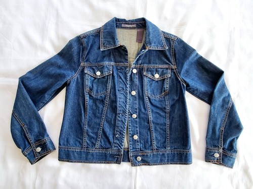 Denim jean jacket size small - denim,