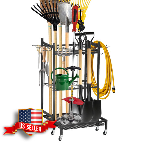 Garden tool organizer rack - garden,