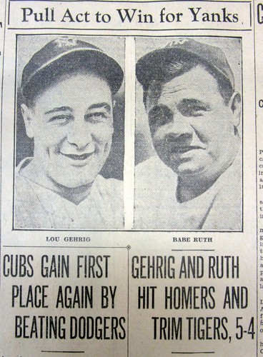 1932 display newspaper - , babe