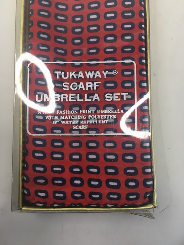 Vintage tukaway scarf set - tukaway,