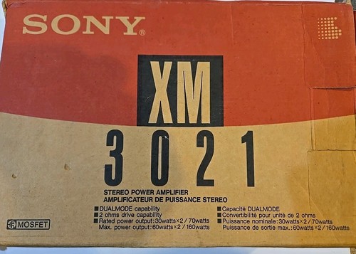 Sony 3021 channel - sony, xm-3021
