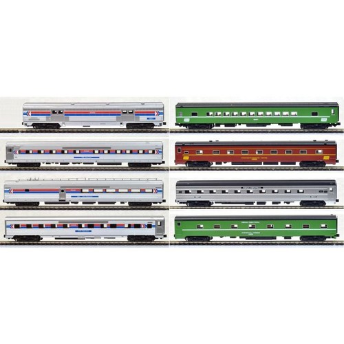 Amtrak rainbow era car set - amtrak,
