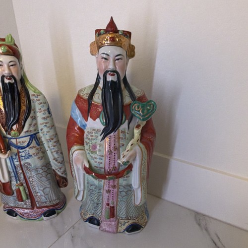 Chinese porcelain shou - fu, lu