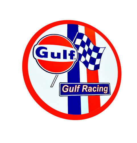 Gulf oil sign decal sticker - oil,