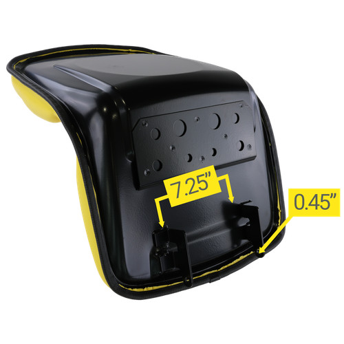 John deere seat armrests - seat, w/