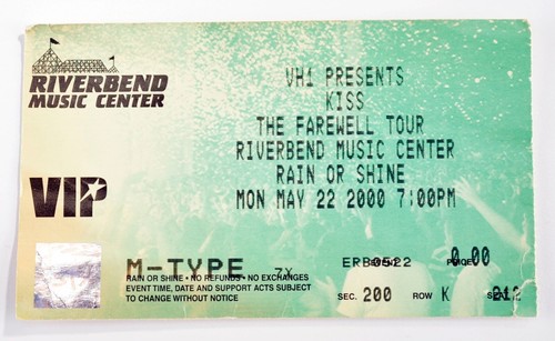 Vintage 2000 kiss - 2000, concert