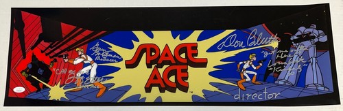 Space ace cast signed - ace, x4