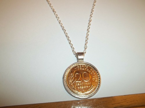 Twenty centime coin - centime,