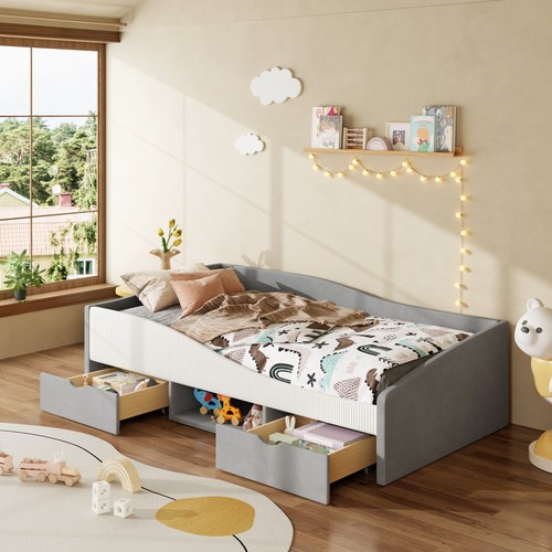 Twin full daybed modern fabric - daybed,