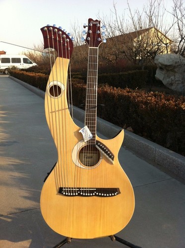 Free padded bag harp guitar - padded, bag,