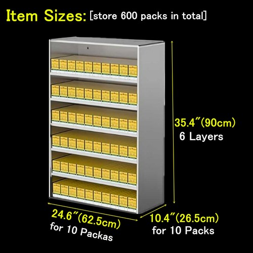 Cigarette retail showcase rack - retail,