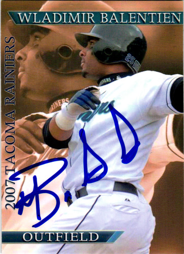 Wladimir balentien signed 2007 - wladimir,
