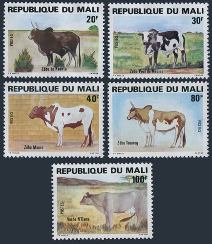 Mali 411 415 mnh - 411-415,, mnh.