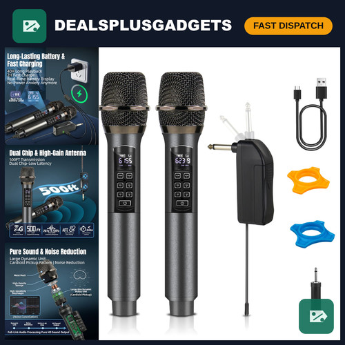 Dual wireless microphone - dual,