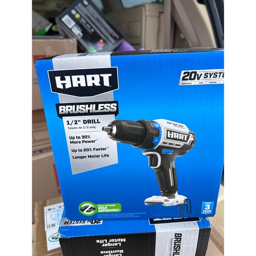 Hart 20v brushless - 20v, 1/2”