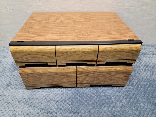 Vintage drawer faux wood - 3,