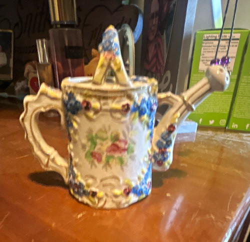 Mini porcelain floral tea pot - mini,