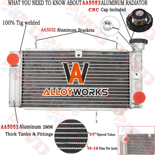 Aluminum row radiator for - 2,