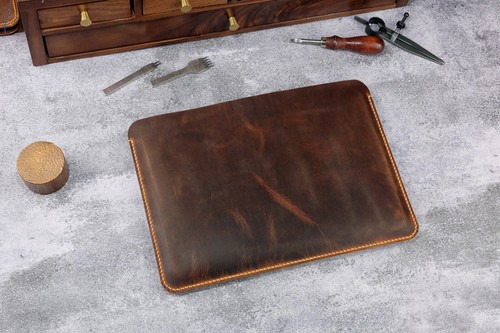 Hand stitched genuine leather - genuine,