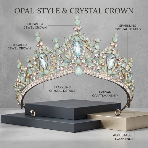Crystal bridal tiara - tiara, crown