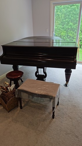 Chickering parlor grand piano - parlor,