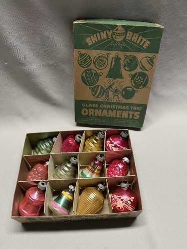 Vtg shiny brite mixed set - shiny, of