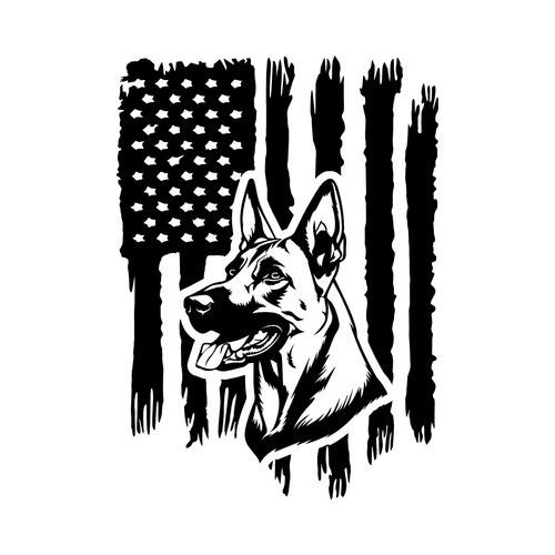 Distressed american flag - distressed,