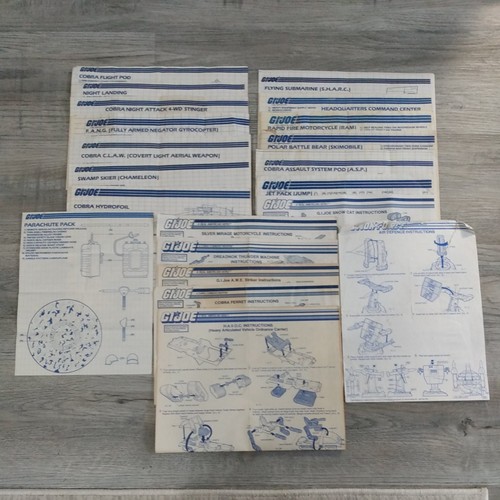 1980s joe blueprint lot - 1980s,