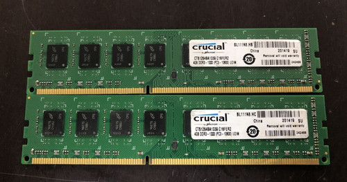 Crucial 8gb pc3 - crucial,