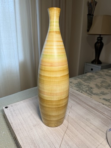 Hand painted yellow - yellow, burnt